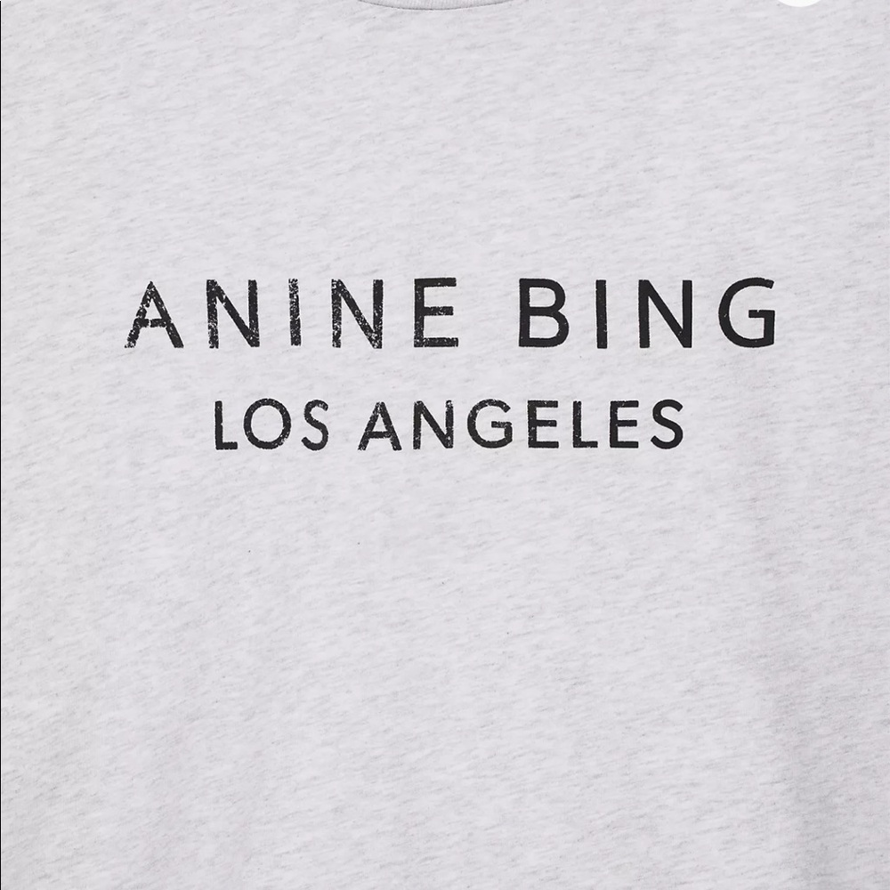 ANINE BING Myers Logo T-Shirt Sz M NTW - Picture 5 of 6